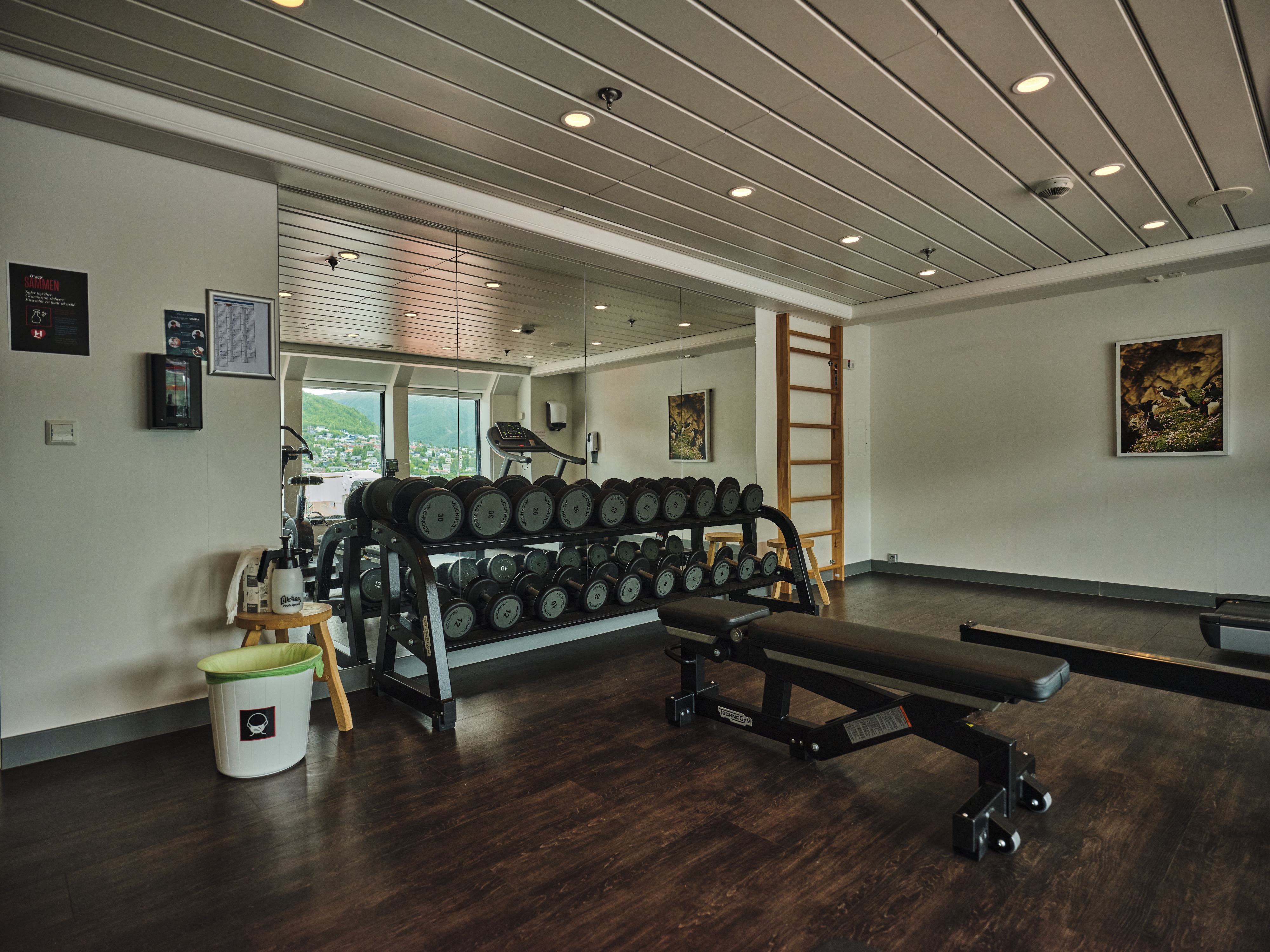 MS Polarlys - Sauna and Fitness Room